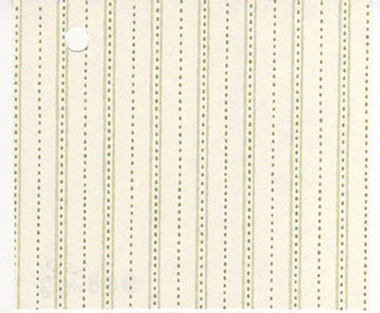 Dollhouse Miniature Pre-pasted Wallpaper, Green Stripe